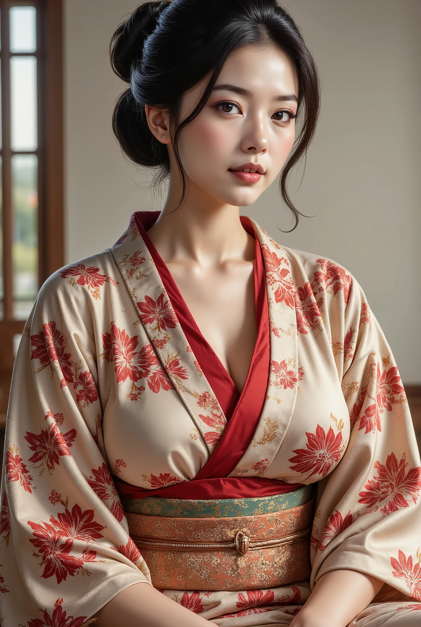  Japanese kimono beauty 