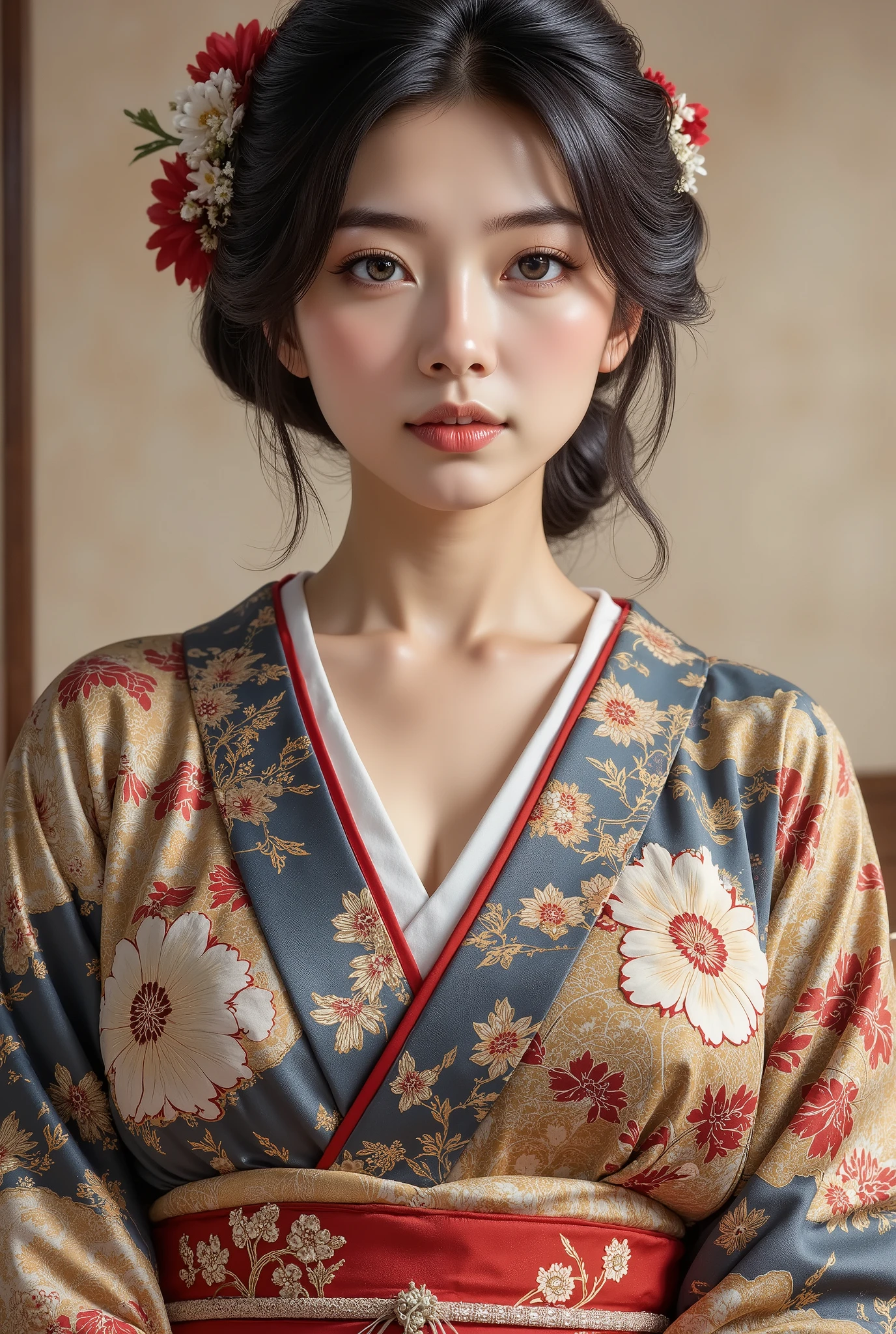  Japanese kimono beauty 