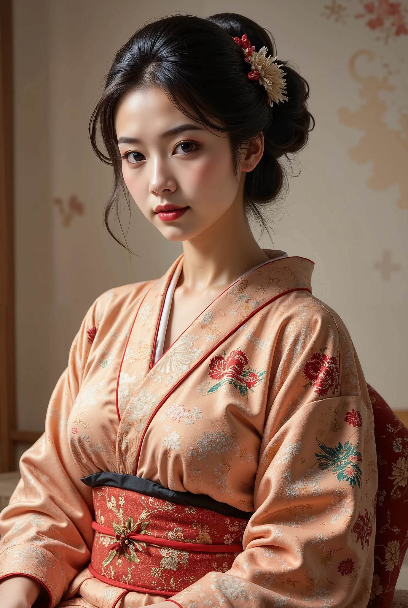  Japanese kimono beauty 