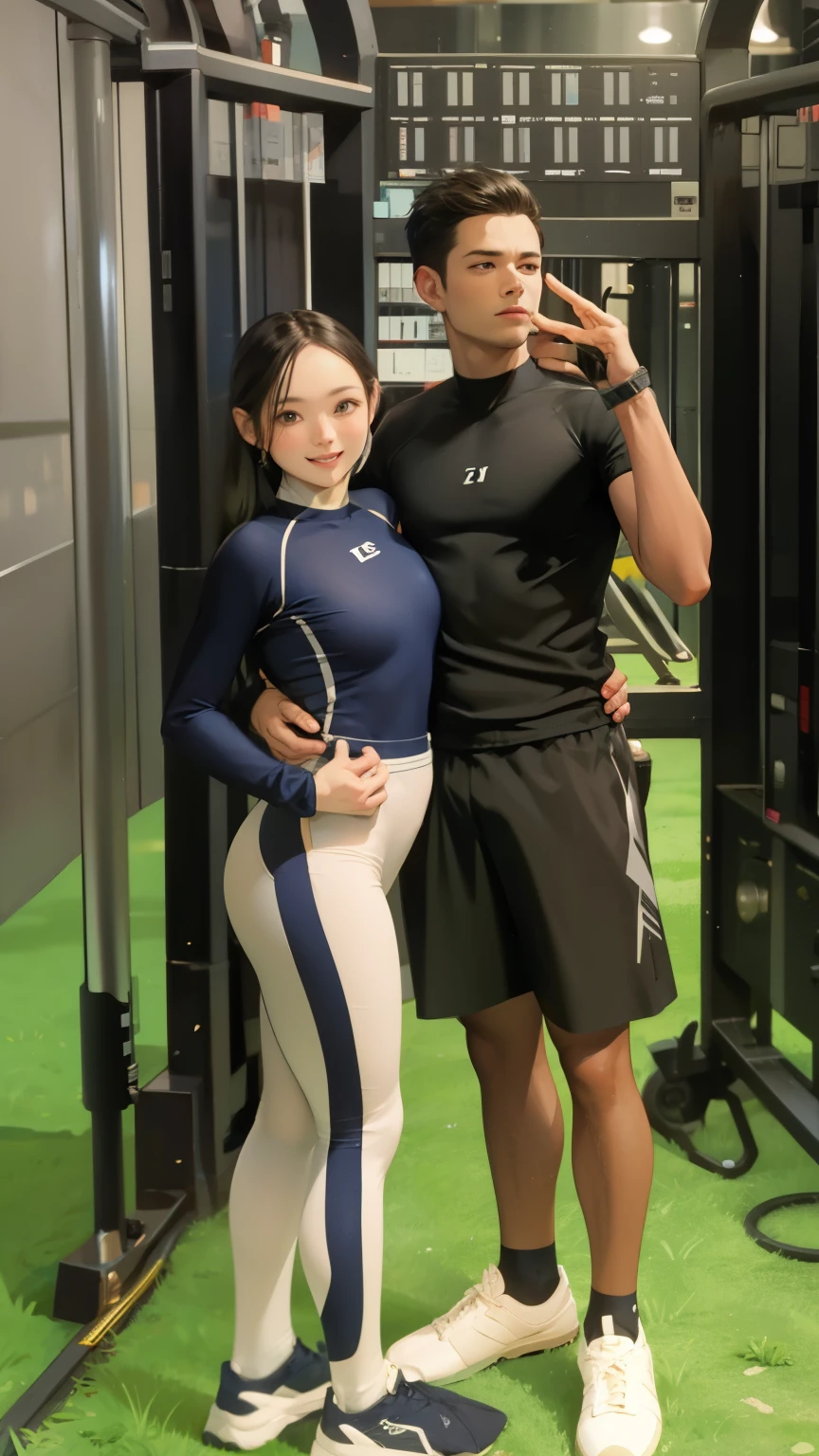Perfect face, 4k, tight suit