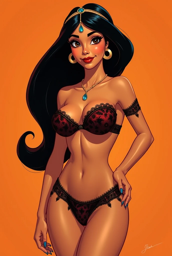 Ariana Grande with yellow skin tattoos everywhere sexy in bikini full body boondocks animation style suer big breasts