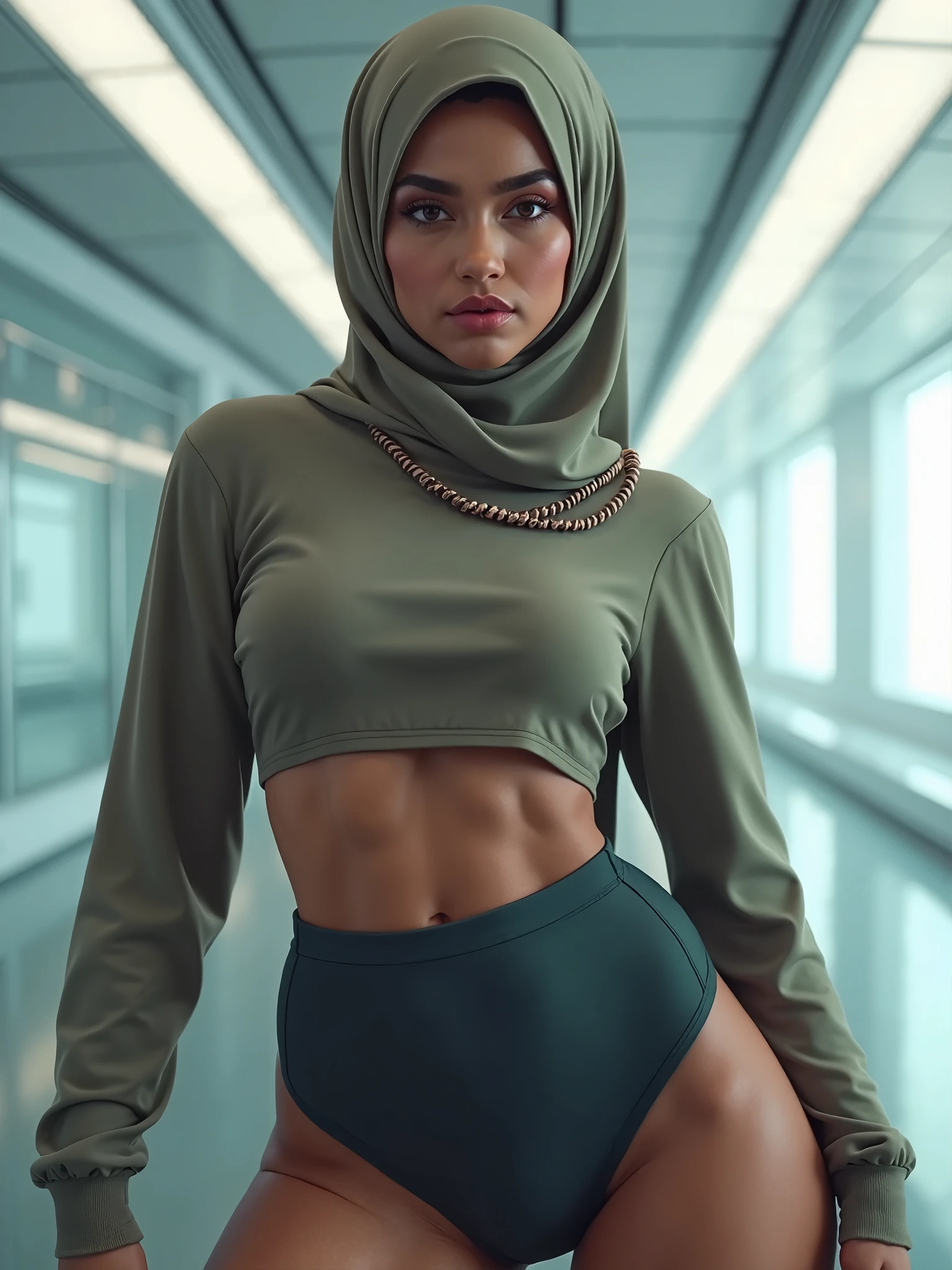 girl with green bandana, gta style