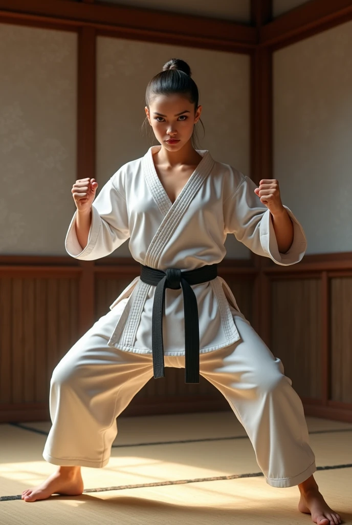 Karate lady big titties