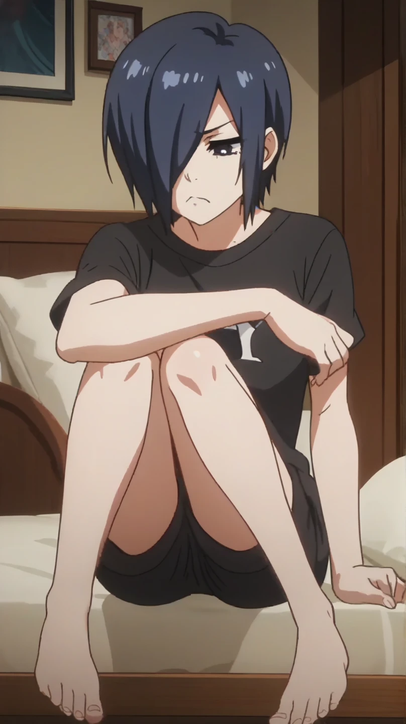 Sasuke, shirtless, underpants, white briefs, massage bed, massage, -yeld bo