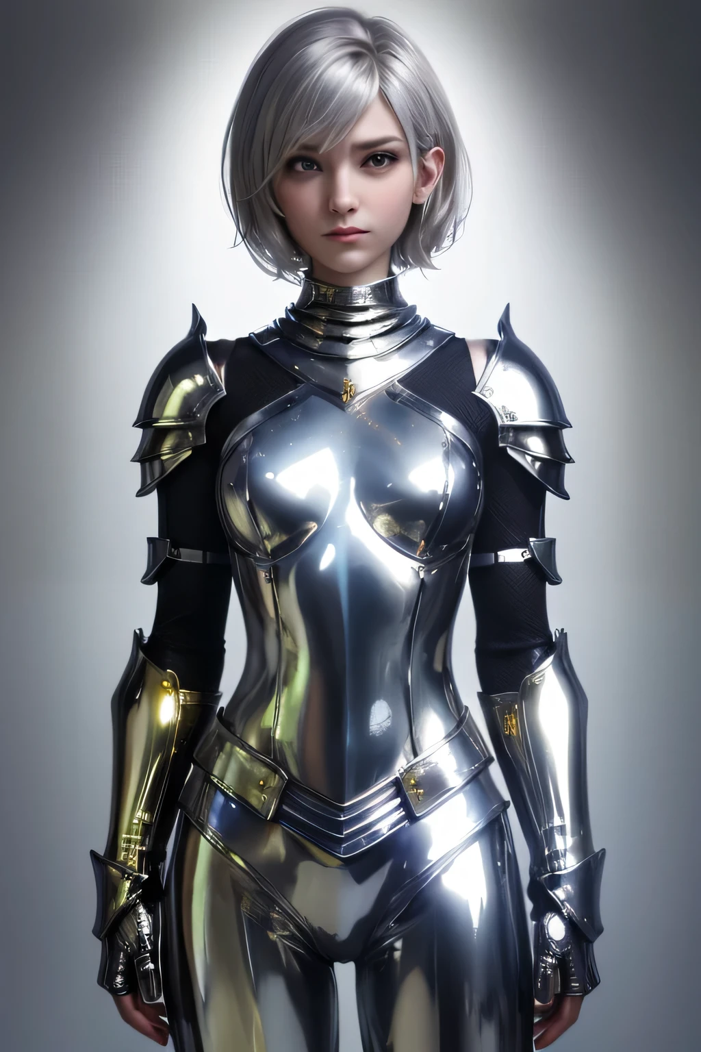 (masterpiece, best quality), intricate details, 8k, artstation, wallpaper, official art, splash art, sharp focus,
1girl, <lora:claymore_clare-10:0.8> clare, grey eyes, armor, bodysuit, white hair, <lora:sxz-concept:0.8> c0nc3pt, simple background, black background,