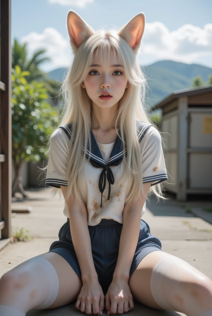 Chinese girl school teen, Ultra long platinum hair, (best quality,4k,highres), Innocent girl undressing, cute teenager, elegant , delicate features, detailed facial expressions, beautiful eyes and pink lips, innocent smile, pleated skirt, white blouse, knee-high socks, Mary Jane shoes, school bag, soft and shiny hair in long pigtails braids, natural lighting, soft glow, subtle shadows, pastel color palette, gentle and warm tones, dreamy atmosphere, oiled skin texture, Collage-style, scattered art supplies like scissors, glue, and colored pencils, the girl lying on a wooden school table, playfully lifting her skirt, revealing her smooth pussy, expressive body language, innocence captured in every movement, glowing skin with a subtle oil sheen, oiled pussy being a metaphor rather than explicit content, a sense of curiosity and playfulness in her eyes and smile, a hint of mischief in her gaze, captivating and enticing composition, Innocent Undressing cute teen, pussy Collage, showing her pussy hole, Lifting her school skirt, Lying on a school table, pigtails braids, Sucking red lips, oiled body, oiled pussy, Spreading knees, spread legs, pussy hole close up, pink lips, ultra long braid, Uniform Transparent, showing her tits, licking her nipples, Opening her blouse, pussy hole, crawling back shot, Naked Ass, ass hole close up, moaning, lace Choker, short tie between her tits, oiled lips, oiled skin, oiled tits, oiled ass, oiled pussy, Inserting a transparent bottle into her pussy