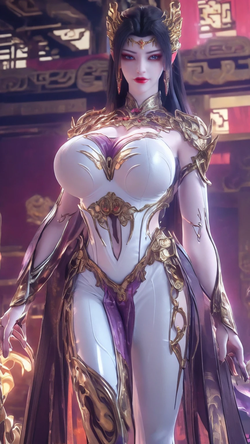 (nsfw:1.5), ((grab her breasts:1.5)), (open legs:1.3). ((Unreal Engine 5)), (armor),(dress), (ear ring), looking on camera, (((1boy sex 1girl on badroom))). beautiful face, makeup, (photorealism:1.2), ultrarealistic uhd face, (women huge fake boobs:1.5), (muscle abs:1.3), (big butt), (wide hips), (thick thighs), slim waist, full figure, ((cum_on_breasts)), ((glowing skin)), ((shiny skin)), Realistic body, ((clean skin)), photorealistic, bokeh, motion blur, masterpiece, highres, 1080P, super detail, textured skin.