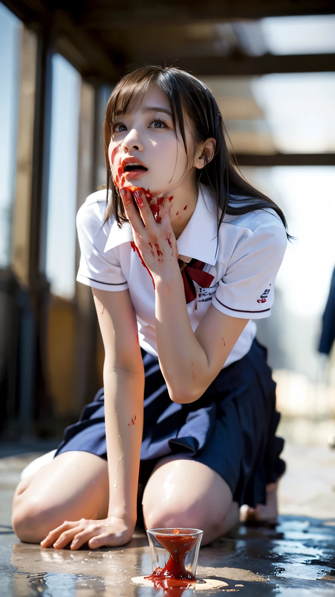 nsfw,Forced rape of Japanese toddler under ,((torn spread school uniform:1.25)),thigh focus,up skirt,Under 5yoows off serious spread vagina,((Vaginal is detailed and clear)),((Showing menstrual blood from Vaginal under 5yo:1.,brown hair,((crying face)),((a single tear,A stream of saliva)),Serious baby-making fuck with a child under 5yo,Even a , I realized that you were trying to get me pregnant.,curly hair,very long fluffy hair,braided bangs,(An old man clinging to my little self(hetero):1.4),Daily life of a homeless toddler(Park under dim street lights late at night),dark background,A large group of young children are all forcibly raped with their crotches exposed.(Failed escape:  orgy rape held),Forced fuck everyone