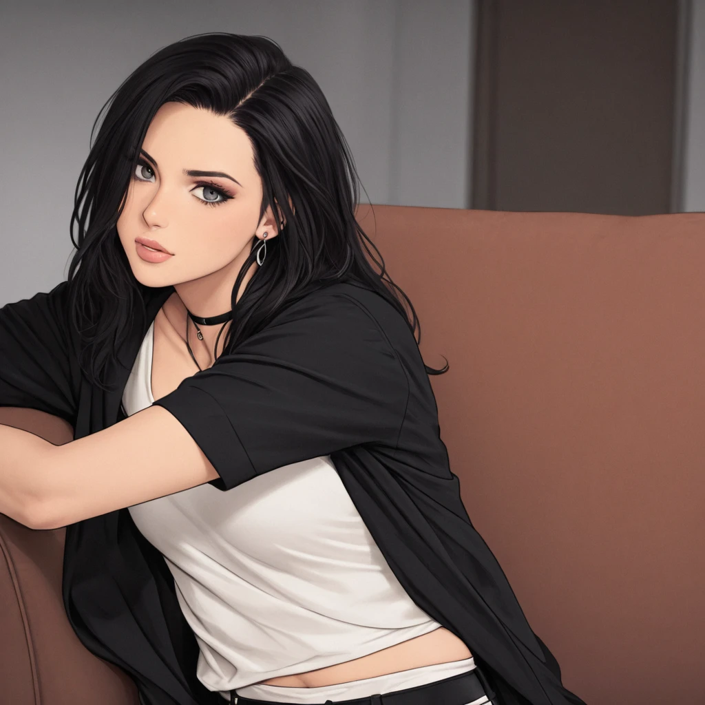 Morticia Addams, Uma mulher extremamente realista, muito linda, fitness