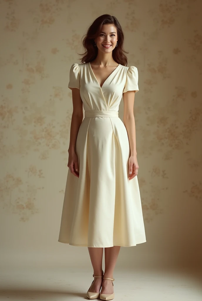 a-beautiful-white-woman-wearing-a-stunning-vintage-1950s-style-midi