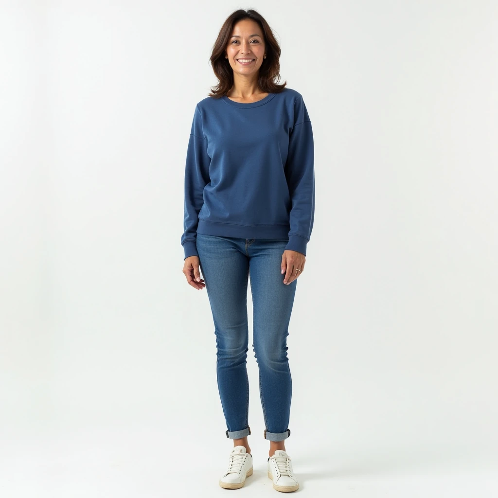 Zhu Ai_Villas,RAW photos,Brand photos,(highdetailskin:1.2),8k ultra high definition,digital SLR camera,gentlesoftlighting,high high quality,filmgrain,富士XT3,20 years old Asian woman,Wear simple clothes,T-shirt and skinny jeans,Detailed clothing details:1.3,perfect body figure,Super detailed facial details and skin,Fair and tender face and skin,二重まぶた,Super detailed eyes,Sweet smile:0.5,fully body photo