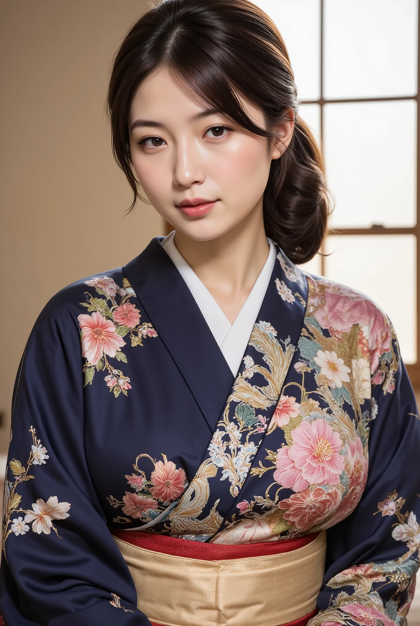  Japanese kimono beauty 