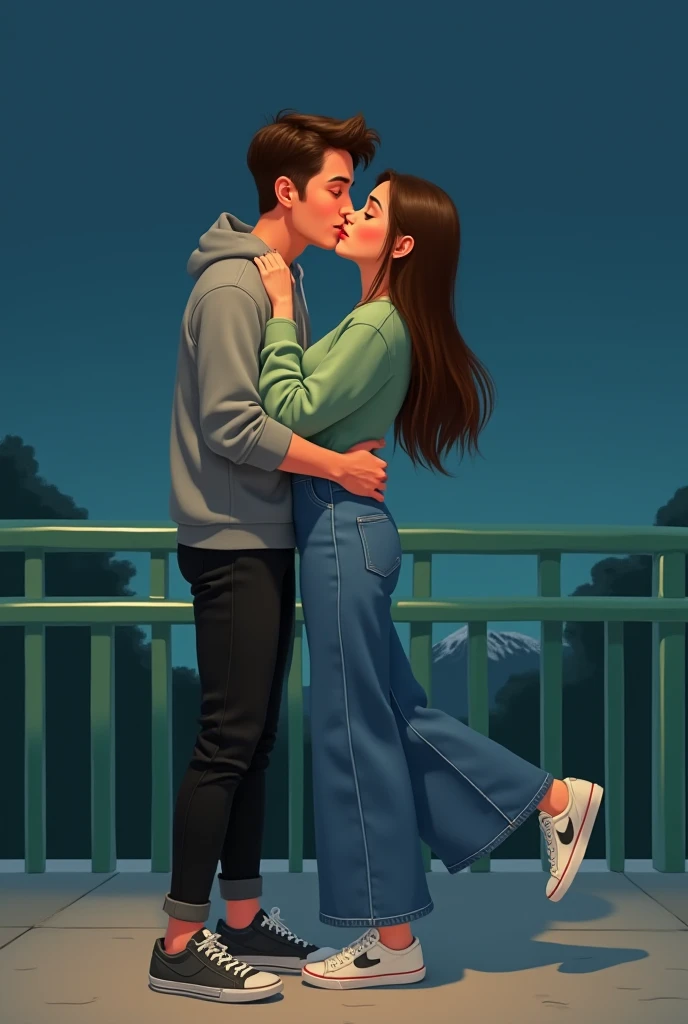 Woman and Man in love, 8k painterly art style