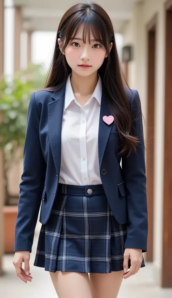  ((masterpiece)), ((Highest quality)), (I got used to it), ((cute)), cute, ((Spread your legs)), (White panties), ((I got used to it)), 4K, (8K), Highest quality, (beautiful), hyper cute face,hyper Genuineistic, Genuine, (((From below))), (whole body), close, Thick outline, Clear contours, ((Park benches in the daytime)), (1 Girl, cute girl:1.5), (Schoolgirl Uniform :1.5), beautiful light brown hair, beautiful brown eyes, ((beautiful eyes)), (sitting on a park bench,View your audience, mini skirt:1.3), short hair, Big Breasts, smile