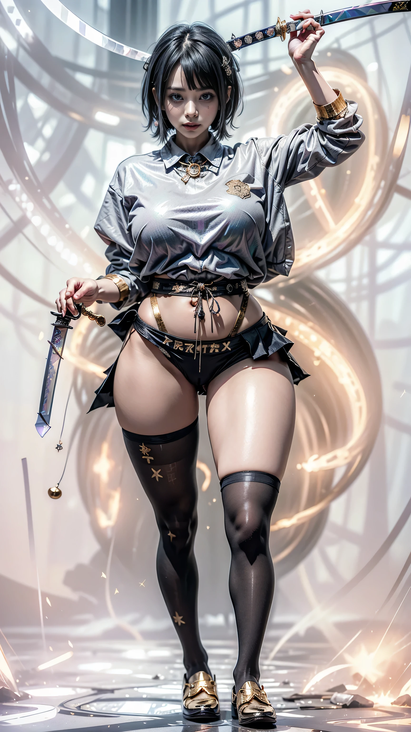 best quality ,masterpiece, illustration, an extremely delicate and beautiful, extremely detailed ,CG ,unity ,8k wallpaper, Amazing, finely detail, masterpiece,best quality,official art,extremely detailed CG unity 8k wallpaper,absurdres, incredibly absurdres, huge filesize , ultra-detailed, highres, extremely detailed,beautiful detailed girl, extremely detailed eyes and face, beautiful detailed eyes,light on face,(Hanfu:1.1),1girl, full body,full-body ,shot,,masterpiece,1girl,solo,black hair,white dress,cleavage, white thighhighs, lake,