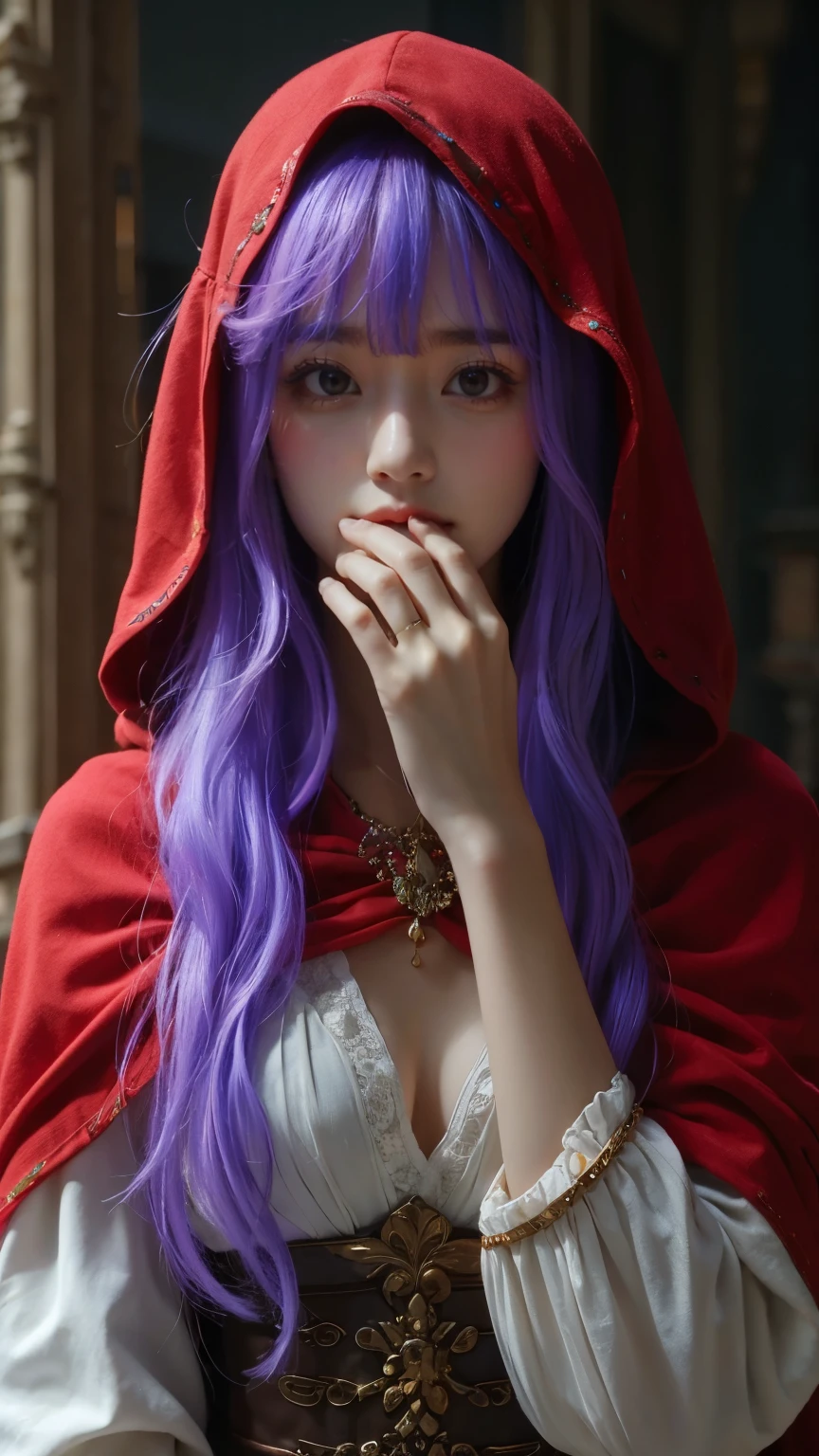  cute face. naked clear coat.dq pom     ,  Long Curry    .     Blonde,      earrings.、     top quality      , bangs , Little head on the street  :1.3 Ultra Realistic     :1.2  ,  Masterpiece,      top quality  ,      More details,       realistic lighting     .A Broader Perspective. Stone construction、 fantasy    . Outdoors