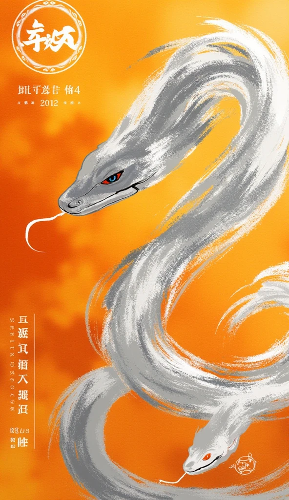 2025 Creative poster for the Year of the Snake