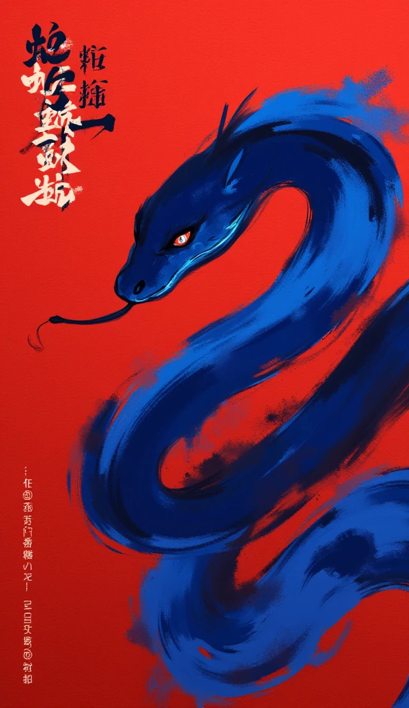2025 Creative poster for the Year of the Snake