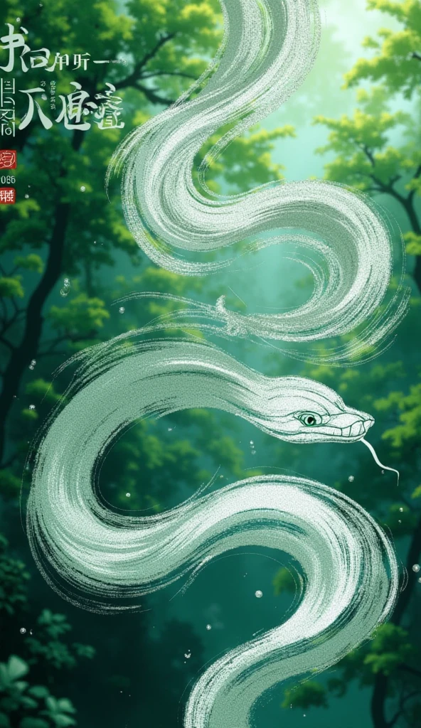 2025 Creative poster for the Year of the Snake