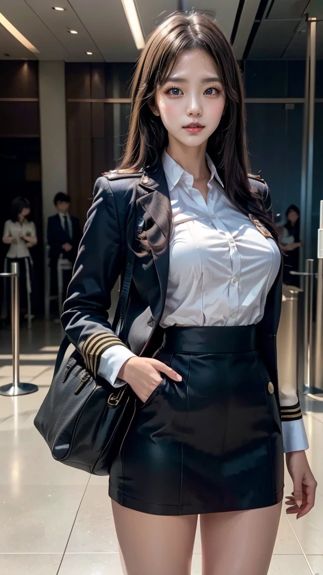 最high quality, masterpiece, 32k、Very detailed、Realistic、1 Girl, Japanese women、uniform costume、Futuristic sexy costume, uniform、US Army uniform hat、uniform、Class seal、Wearing a uniform hat(military uniform hat), Cute face, (photo current:1.3),Edge lighting, (Skin with attention to detail:1.2), 8K超High resolution, Single-lens reflex camera, high quality, High resolution, 4K, 8K, Optimal ratio of four fingers to one thumb, (current:1.3), cute 1 Girl, Realistic、Super Realistic、32k、Very detailed、masterpiece, 最high quality, beautiful girl, beauty、Gorgeous girl, Big Breasts, BIG ASS, Tight waist, Spread your legs, Plenty of facial detail, City of the Future, Very detailedな, High resolution, masterpiece, high quality, High resolution, 