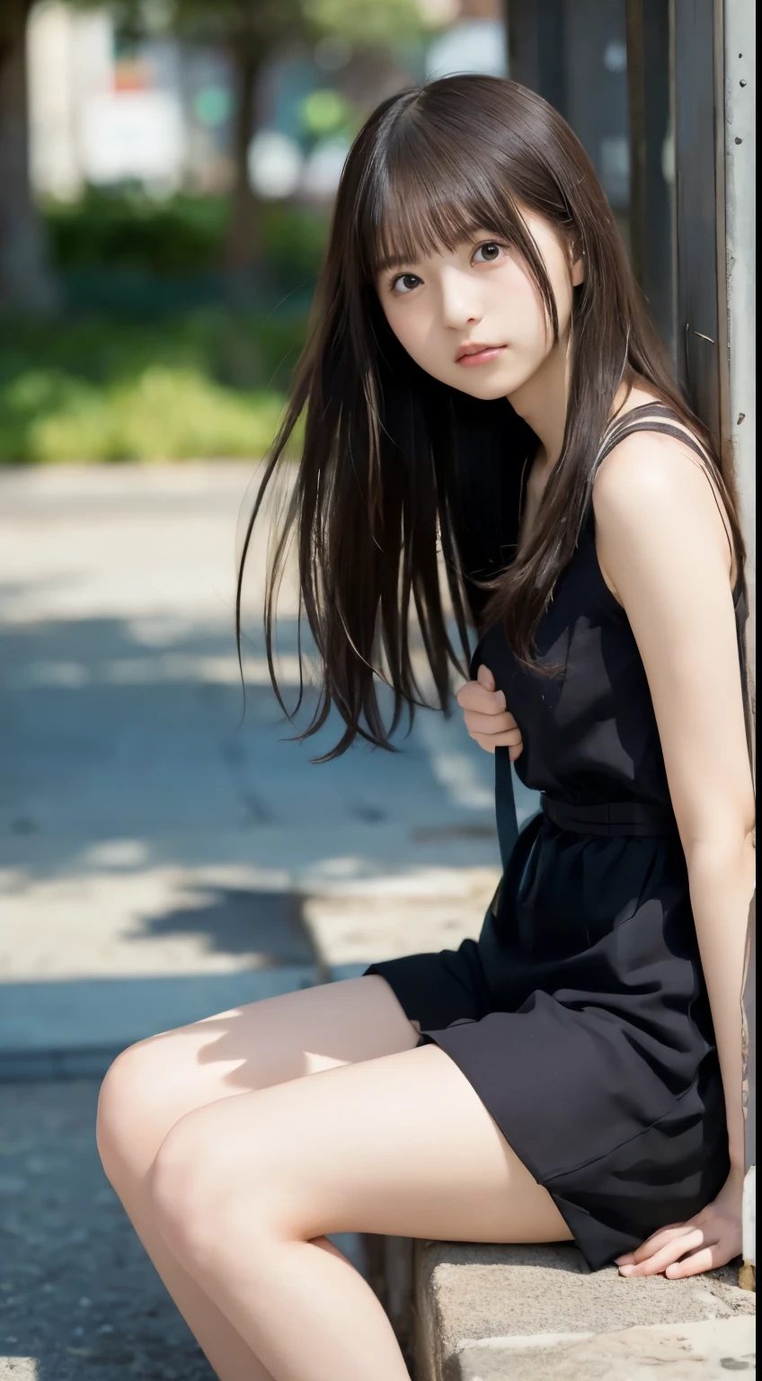 jeune asiatique qui montre ses beau pieds