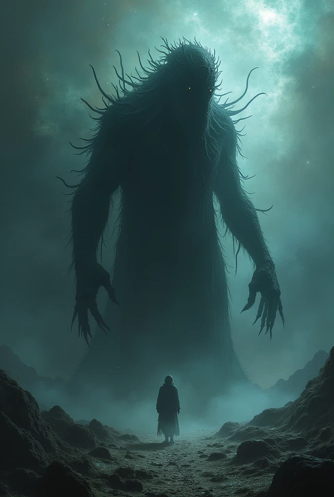 Something being that is pure evil and not from this planet its really ugly but powerful