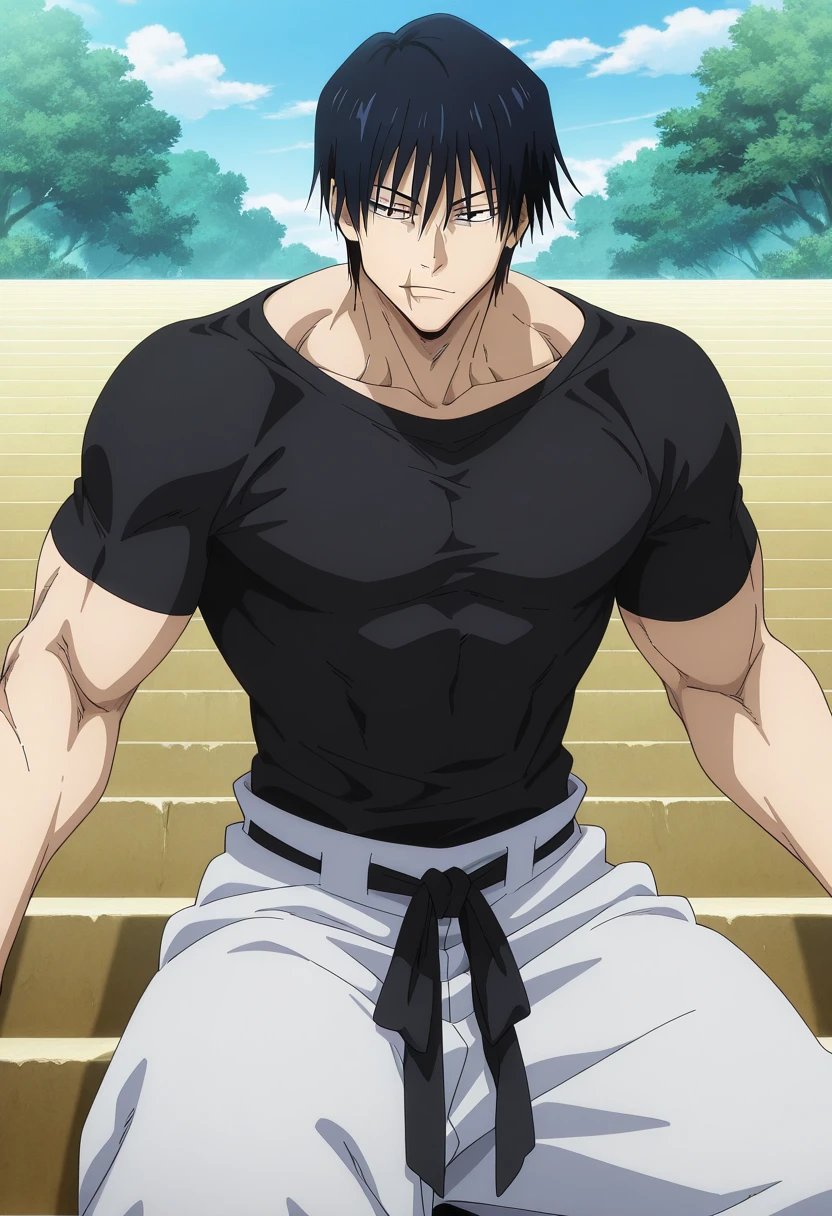 Sasuke, topless, white briefs, bodybuilder, muscle growth, muscle, showering, bathing, 12-year-old boys,