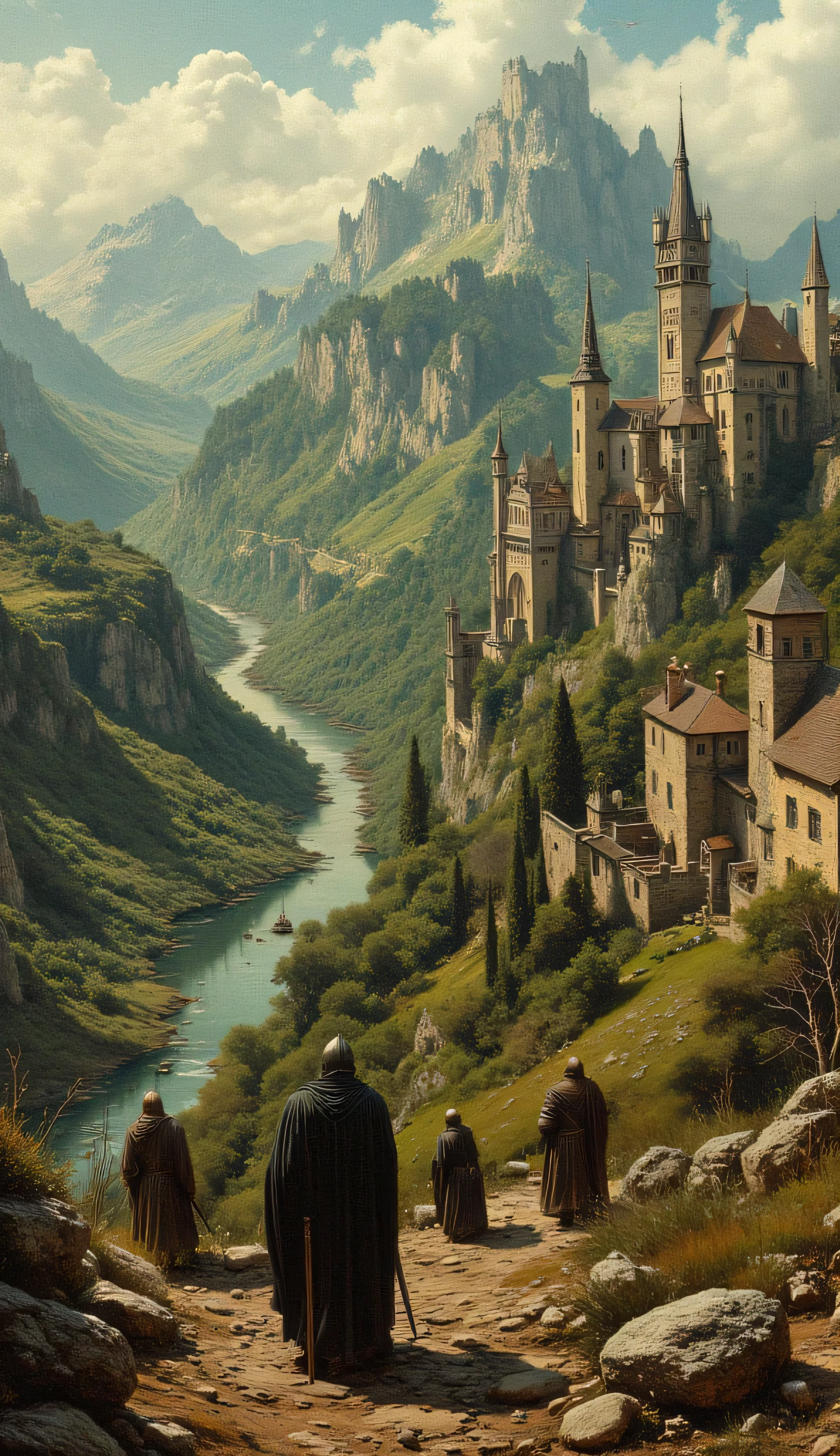 Different medieval landscapes