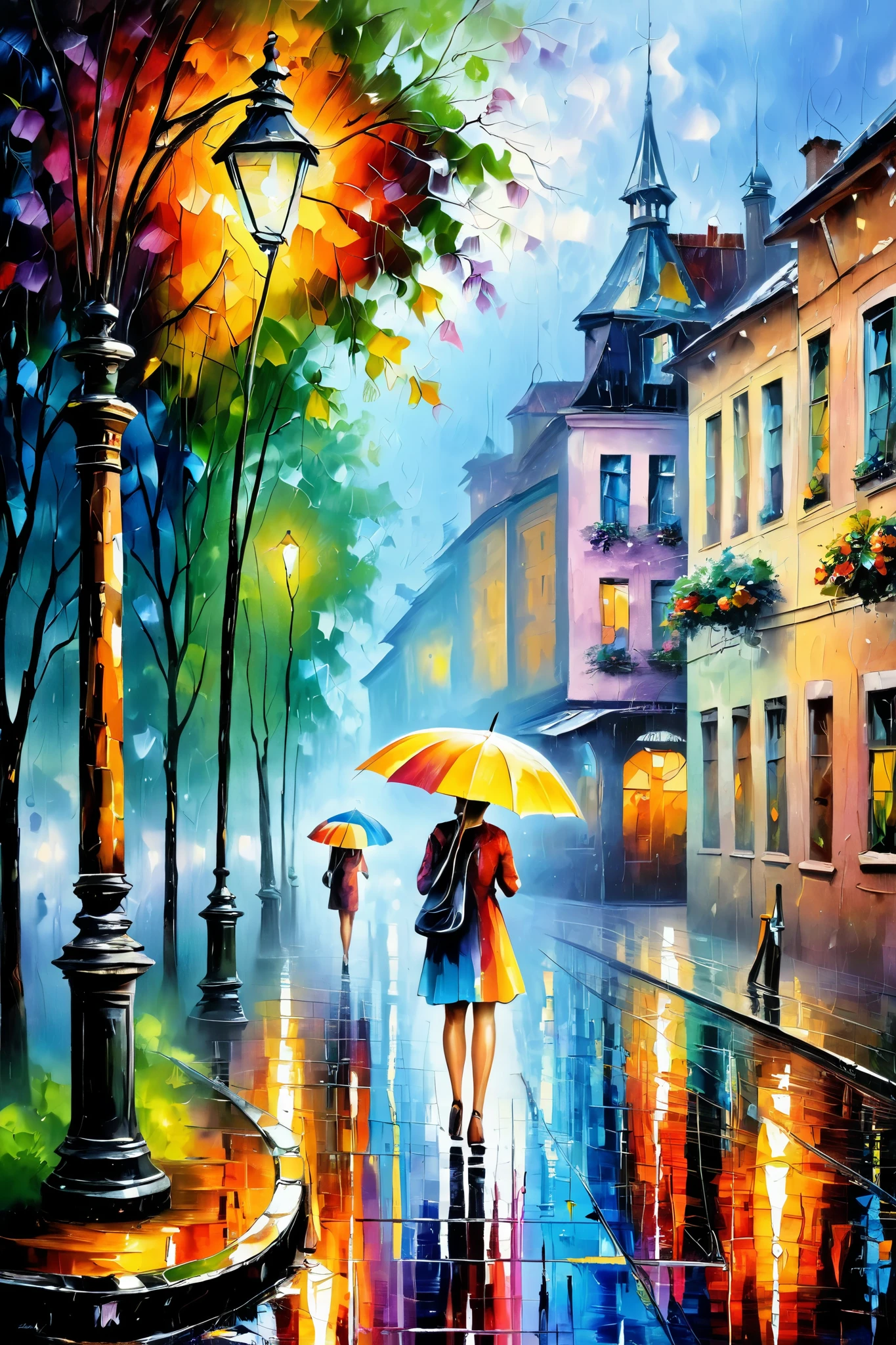 gentle pastel symphony of summer rain
vk art, Afremov, Markovtseva