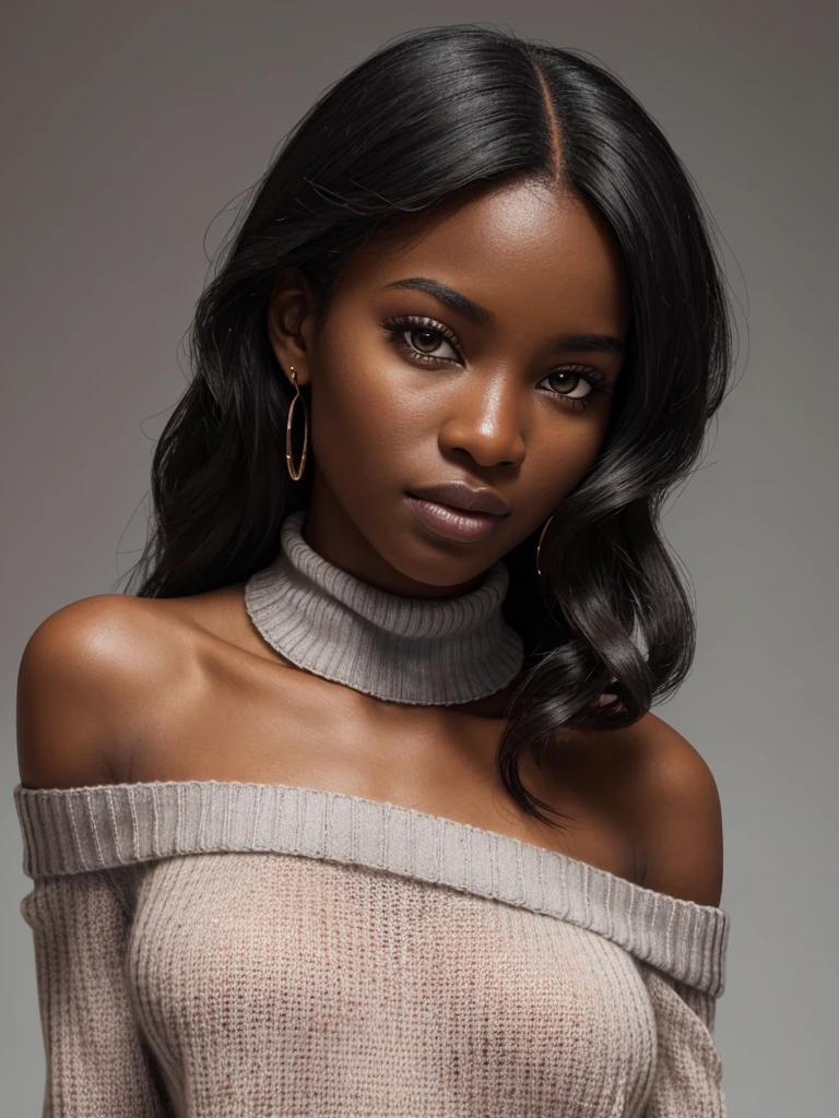 32-year-old black fashion model, black skin, shirt with MYC brand writing Com, executive , [[[[closeup]]]], [[[[chest]]], [[[[neck]]]], [[[[shoulders]]], perfect eyes, perfect irises, perfect lips, perfect teeth, perfect skin, soft front light, brightness, HDR, (soft colors: 1.2) --auto --s2