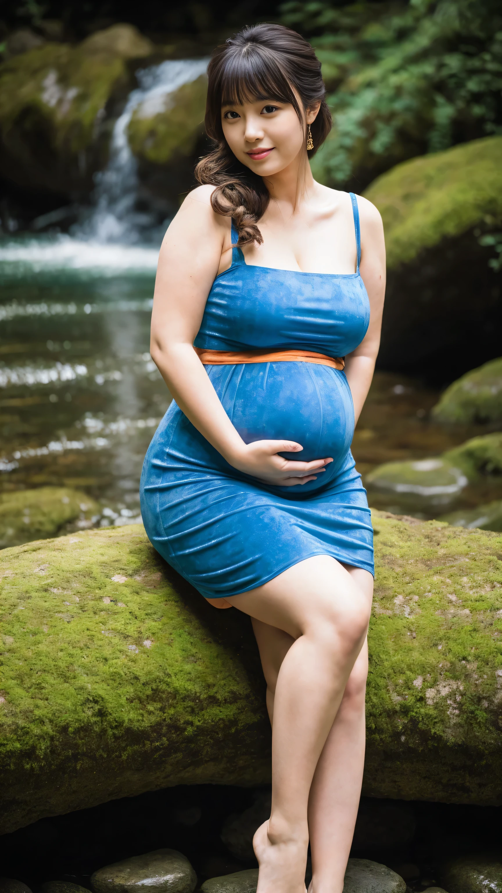 g3mm44, Gemma Arterton, Eine frau, (pregnant:1.4), (nude)