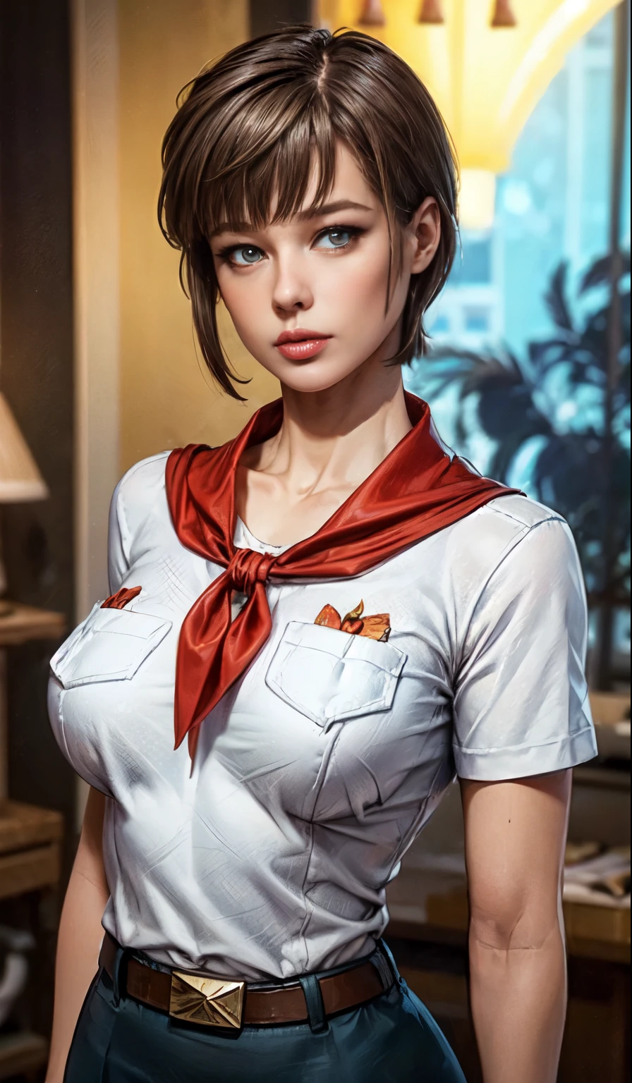 (ultra realistic,32k,RAW photo:1.1),(high detailed skin:1.1), 8k uhd, dslr, high quality, film grain, (makeup, mascara:1.1), lips,(thick\lips\),
(shiny glossy translucent clothing:1.1), <lora:Ageha_LoRA_AdamW_Dim64_Alpha32_5e-5_21batch_CosineAnnealingLR_NAI:0.7>ageha, 1girl, short hair, beret, miko, detached sleeves, hakama skirt, necklace, <lora:add_detail:0.86>, huge breast, (upper body:1.2),
Leaning with back against an invisible wall,
(busty:1.1) , (chubby:0.1),(soft shaded:1.2),<lora:LowRA:0.4>, dark theme, A place full of my ancestral past and several vessels with trapped souls
