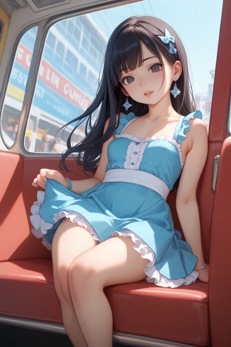 Beautiful girl opens her legs、Have sex now、Put your in your、Sperm poisoning、AHE Face