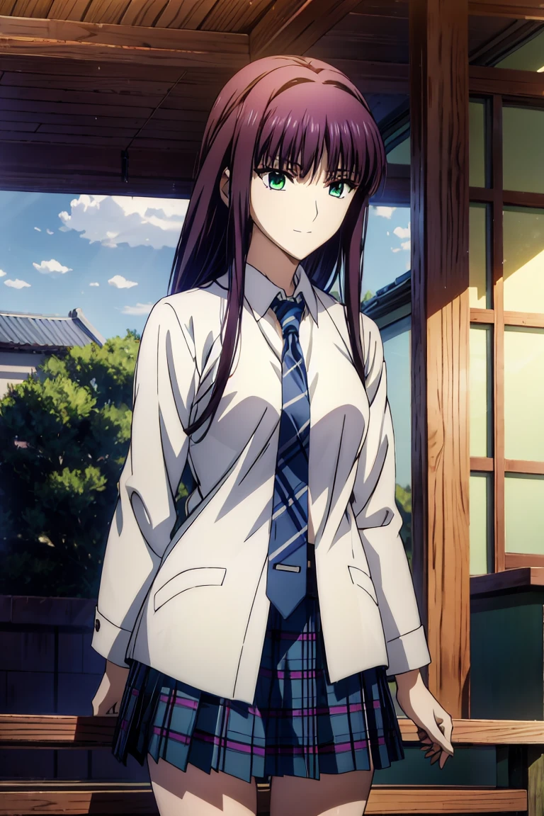 outside, outdoor, downtown,Lunch,赤 purple hair, green eyes, eyes like jewels,((最 high quality)), (( Masterpiece)), ( Details), 1 girl , sexy,smile face, blazer uniform,赤 purple hair, green eyes , eyes like jewels, 超 nothing , ((( green eyes))),赤 purple hair, beautifulアニメ高校の女の子,( Masterpiece:1.2, 最 high quality ), ( exists, photo exists:1.4), beautifulイラスト, ( natural light , Movie Screenplay ), nsfw, watch viewers , COWBOY SHOOTING , Front view of the company :0.6, seat, Japanese, college student の女の子, perfect face, beautiful髪, beautiful顔, beautiful and amazing eyes, beautiful鎖骨, beautiful体, beautiful胸, beautiful太もも, beautiful足, beautiful指 , ((( navy jacket ), Light blue shirt , details beautiful DEL I'm CATE EYES FULL OF DEC I ON , BLACK SOCKS, blue tartan ribbon tie )), ( beautiful風景), evening , Riverside, walk, Smooth Anime CG Art , 魅惑的な Anime Girl , MAKE A GIRL IN A LONG COAT , nothing , 非常に Detailsななイラスト, DARK BLUE PLEATED MINISKIRT VIBRATOR , RAW Photo , Film Grain , is standing , U nothing and 8K Connection , 長い赤 purple hairと green eyesをした Anime Girl , anime moe art style , 若い Anime Girl の接写, Smooth Anime CG Art , beautifulアニメの college student の女の子, anime moe art style , シュールな college student の女の子, Anime Girl , 魅力的な Anime Girl , シュールな college student の女の子, GIRL WITH SHINY CLOTHING , nothing , CG Details , high quality shadows, beautiful、delicate face、すべての Details , ディテール beautiful DELICATE EYES FULL OF DECISION,break( nothing 8Kの壁紙 ),(高度に CG Details 8kの壁紙),Makima ( chainsaw man ),Scathach ( Destiny / GRAND ORDER REQUIRED ),Reika Shimohira , nothing , とても繊細で beautifulCGイラスト,最 high quality , exists Feeling , exists fabric, exists texture,((( debris flies))), (((最 high quality ))),8k,At 32k, Masterpiece, beautiful and charming anime woman , supermarket, 非常に Detailsな, nothing ,シュールな college student の女の子, Masterpiece, 最 high quality , high quality , Freshness , high quality texture, high quality shadow, 高 Details, sex, seat, college student , alone,I, alone, alone, ADULT BIB , beautiful長い脚, beautiful胸, beautiful太もも, Tight legs , beautiful leg line , Slender Hips at an Unmanned Bar ,Mature body girl, Big breasts only , beautiful胸,reddish purple hair, purple hair, BLACK CURRANT HAIR , charming Anime Girl , colorful hair, straight hair ,shy smile,幸せそうなsmile, 輝かしいoutside見 ,cute smile,Cool Beauty, beautiful女性, handsome face , beautiful写実性, attractive figure , enchanting face , Calm expression , beautiful髪,smile, colorful eyes , green eyes,Jade Eyes, beautiful目,bright eyes, DELICATE EYES FULL OF DECISION, Jewel Eyes ,Jade Eyes,( green eyes:1.5), charming face ,8 heads,Height: 174cm,彼女は首に necklace 身に着けています, necklace ,beaded necklace ,Magatama Accessories,smile, Height