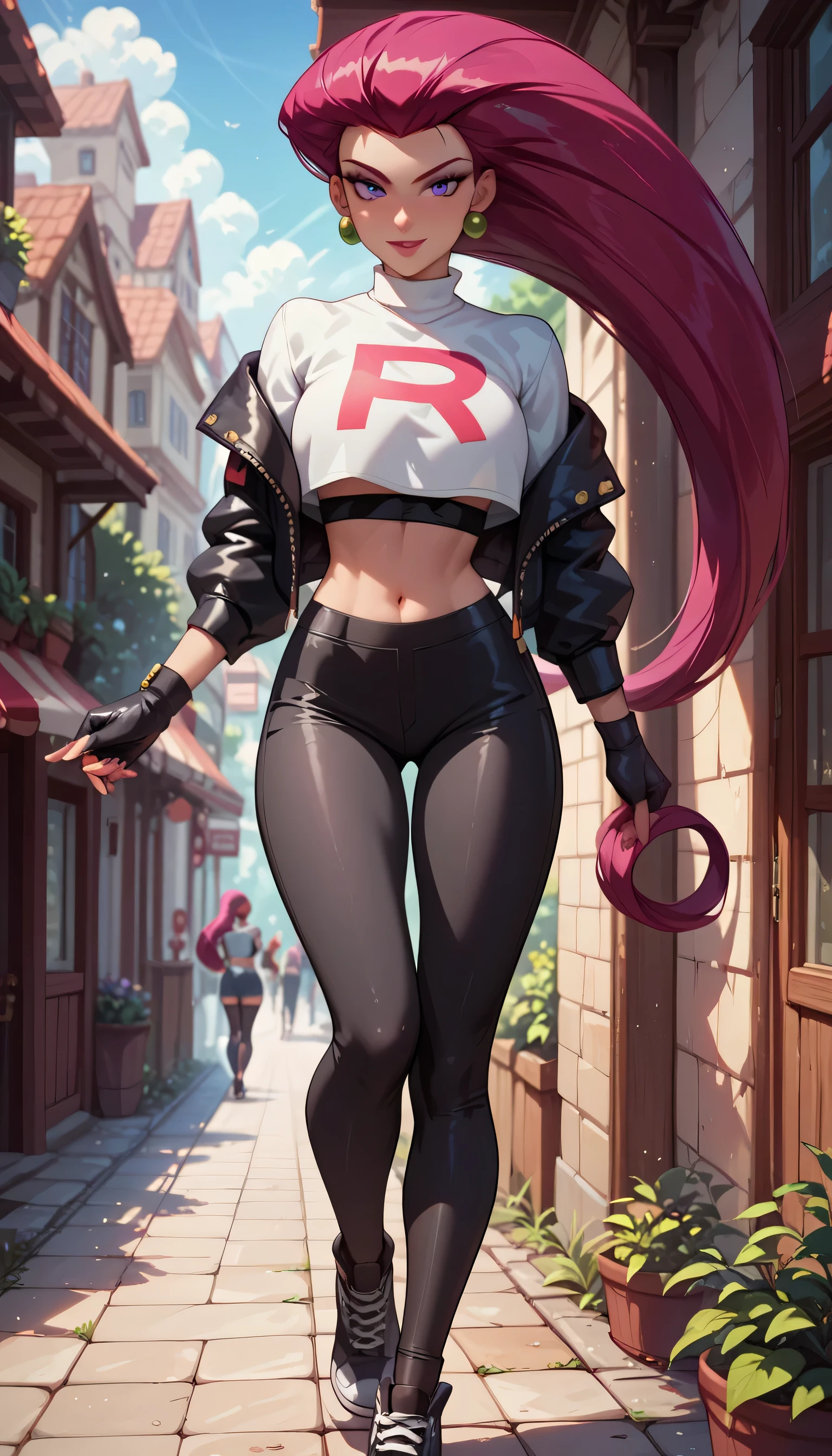 sexy jessie wearing black leggings
