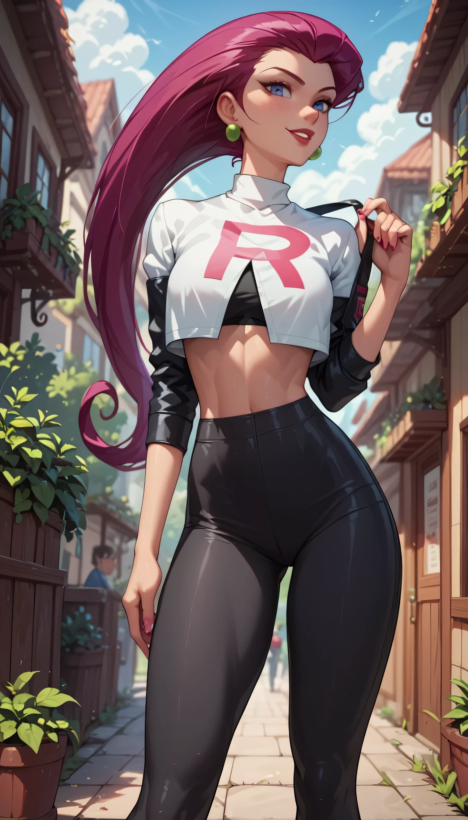 sexy jessie wearing black leggings