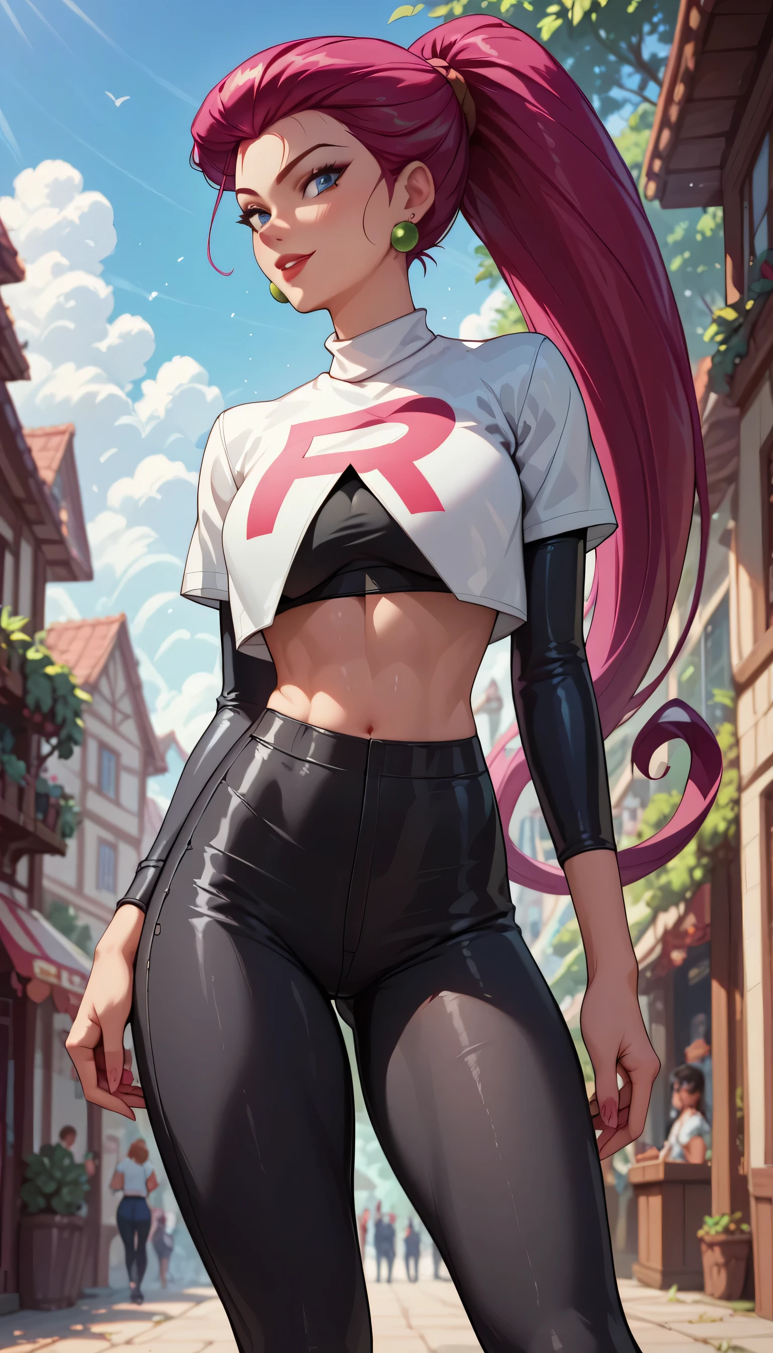 sexy jessie wearing black leggings