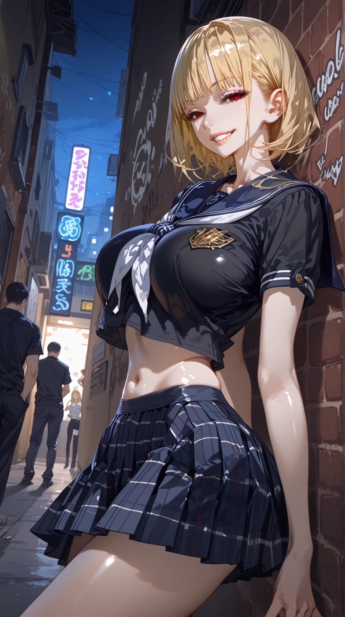 (Cinematic shot, Masterpiece, fishyeye lens, huge file size, super detailed), ((female teacher in a crowd of sexy girls, 5 females)), (many beautiful females),female crowd, female orgy, exposed, obedient pose, bent, pushing head down, (hand in panties:1.3, hands on neck, choking:1.3), (chained, restrained, tied, golden chain, golden dildo, vagina penetration, chain around bodies , chained collar, handcuffs, rough:1.4), unbuttoned white shirts:1.3, slim, (fingering, female masturbation:1.2), (cold light, cold blue tones), flat blue background, highly detailed, best quality