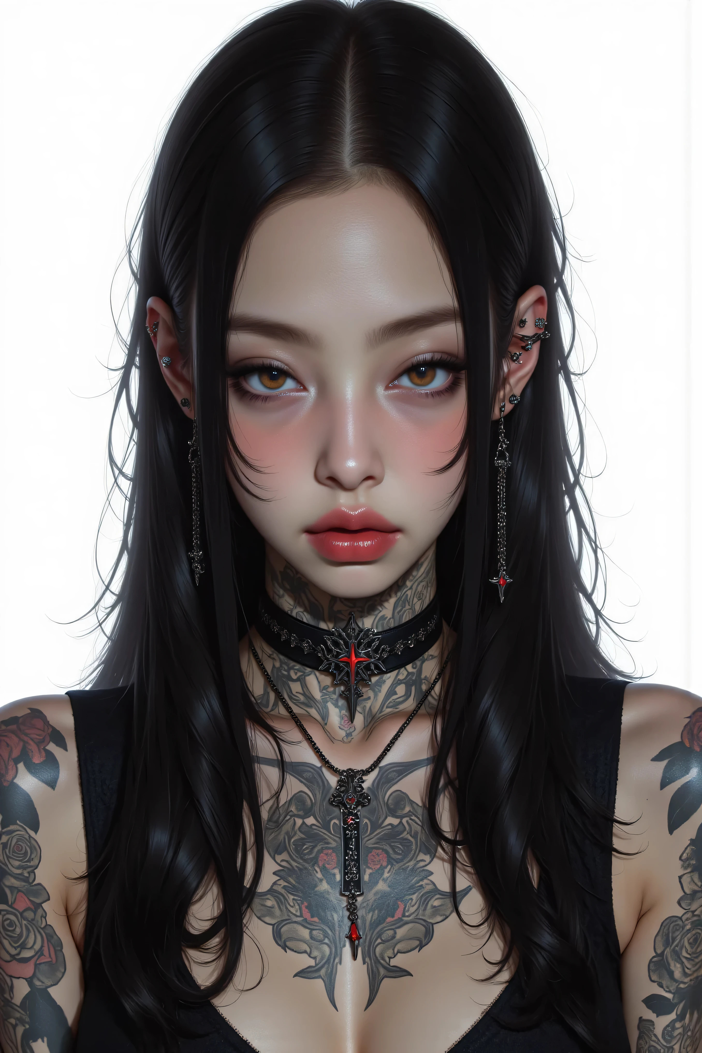 A long black hair girl, wears student uniform, night, sitting on bed, dim bedroom, (elegant), (sexy), (devine), (brilliant), (splendid), tall, (mature), stunning, beautiful, aethereal, (1girl), solo girl, 1girl, (luxury bedroom), many hearts around, shadow, dim light, dark, cinematic, highest quality, extremely detailed, masterpiece, detailed background