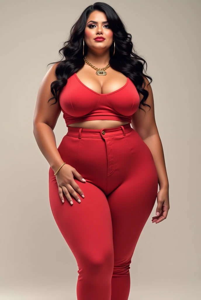 (melhor qualidade,4k,8k,alta resolução,masterpiece: 1,2), (obra prima), (girl negra caminhando pela rua, pele de ebano, BBW, 20 anos), cintura fina, (bunda enorme, Sagging Tits: 1,9), cabelo afro, caminhando , (bright red leather tube dress, botas vermelhas), sexy, sensual, hot, sorridente, (Sagging Tits: 1,9), decotes, bunda enormes. ((mesmo personagem, headpe, lado, costas)), (perfect hands), enquadramento afastado, (full body)