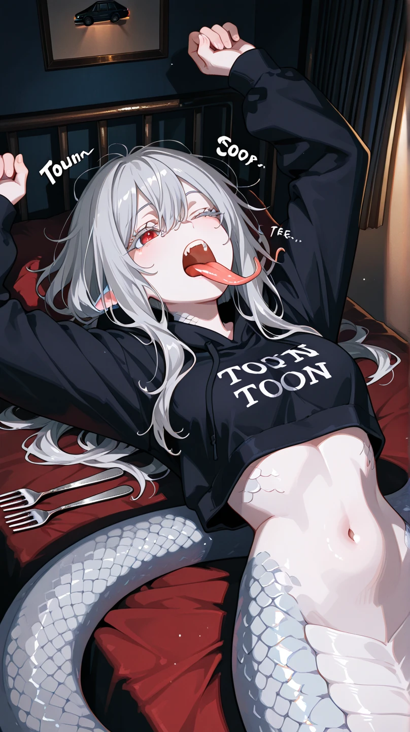 ,a girl,human,((standing)),masterpiece,Highest quality,LocationHSR, Yellow Eyes, Good strap, Jacket, black gloves, open Jacket,  Long Hair, White shirt, gloves, Hair between the eyes, black Jacket, Grey Hair,NSFW,tentacle bound arms,tentacle bound legs,(many tentacles:1.7), ((tentacles sex)), ((vaginale)),(tentacle pit:1.5),(rollng eyes:1.8), troubled eyebrows, drool, orgasm, ((close mouth)), (clench teeth),cum on body,cum on clothes,bukkake,excessive cum,cum string,cum overflow,cumdrip,leg up,(((Suspended on tentacles))),medium breasts,Two legs,tongue,