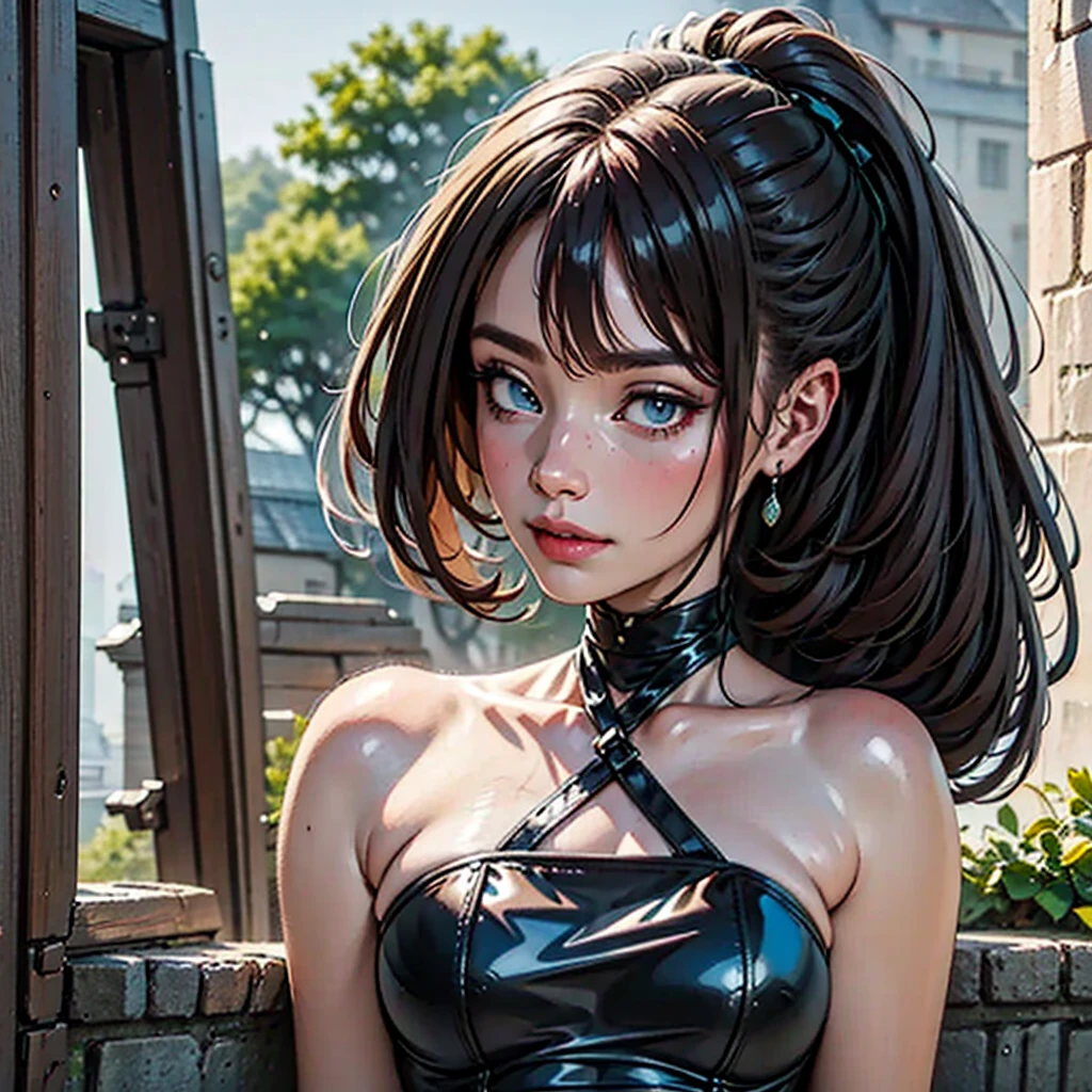 Beautiful girl who looks good in bondage