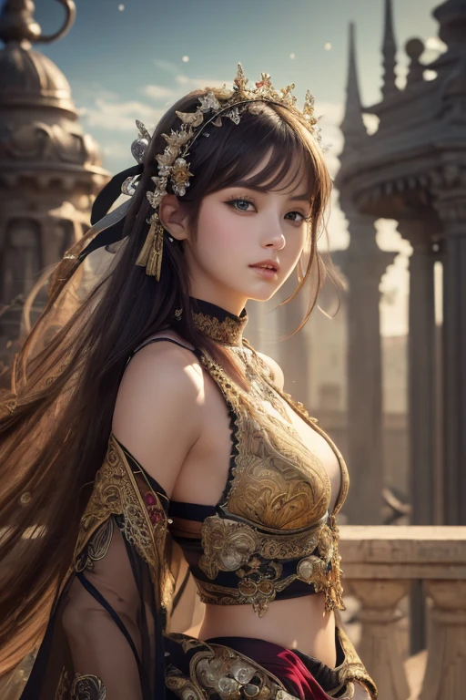 masterpiece, best quality, high quality, High definition, High quality texture, High quality shadow, high detail, beautiful detailed, finely detailed, extremely detailed cg, detailed texture, a realistic representation of the face, realistic, colorful, delicate, Cinematic Light, sidelighting, Lens Flare, Ray tracing, sharp focus, (1girl, __focus__:1.3), (intricate details, makeup, PureErosFace_V1:0.5), (detailed beautiful delicate face, detailed beautiful delicate eyes, a face of perfect proportion, high detailed skin, detailed skin, best ratio four finger and one thumb, arms under breast, medium large breasts, wide hips, smooth midriff, skiny and thin, __fashion__, __hair__:1.3), __location__, --auto --s2
