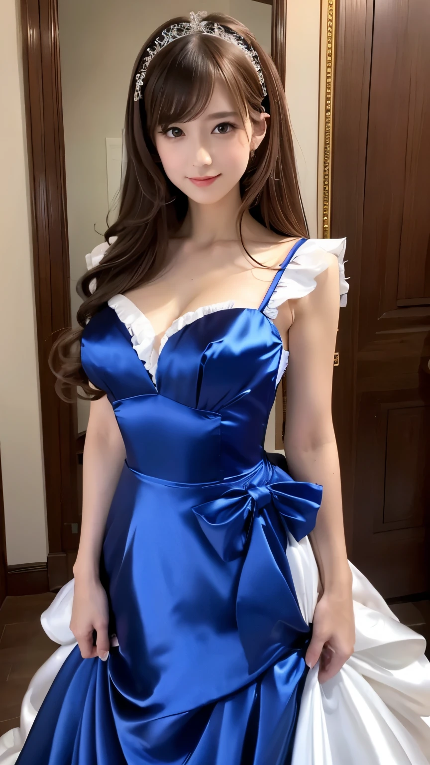 (best quality, 8k, 32k, masterpiece, uhd:1.2), (RAW photo), (realistic:1.13), (photorealistic:1.12), (absurdres, high resolution), (ultra detailed), (huge filesize:1.2), 1girl, (loli:1.2), beautiful detailed face & eyes ,small face, thin waist, thin thighs, (cowboy shot:1.15), (sweaty:1.15), bare legs, cleavage, skyblue tutu, Primaballerina_tutu,