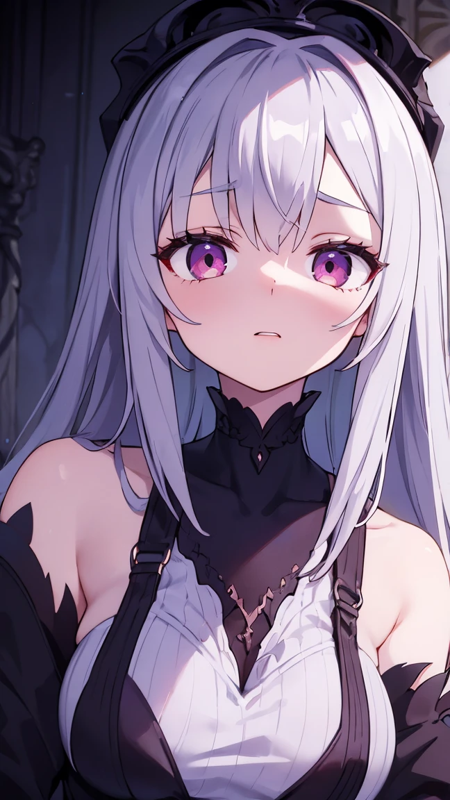 NSFW,masterpiece,Highest quality,High resolution,Very detailed,white\(no game No life\),Small breasts,(Gothic ta),See-through,hair band,flower,Prostitute,Embarrassed,blush,Luxurious mansion,Bedroom,noble,(Middle-aged men),Get close