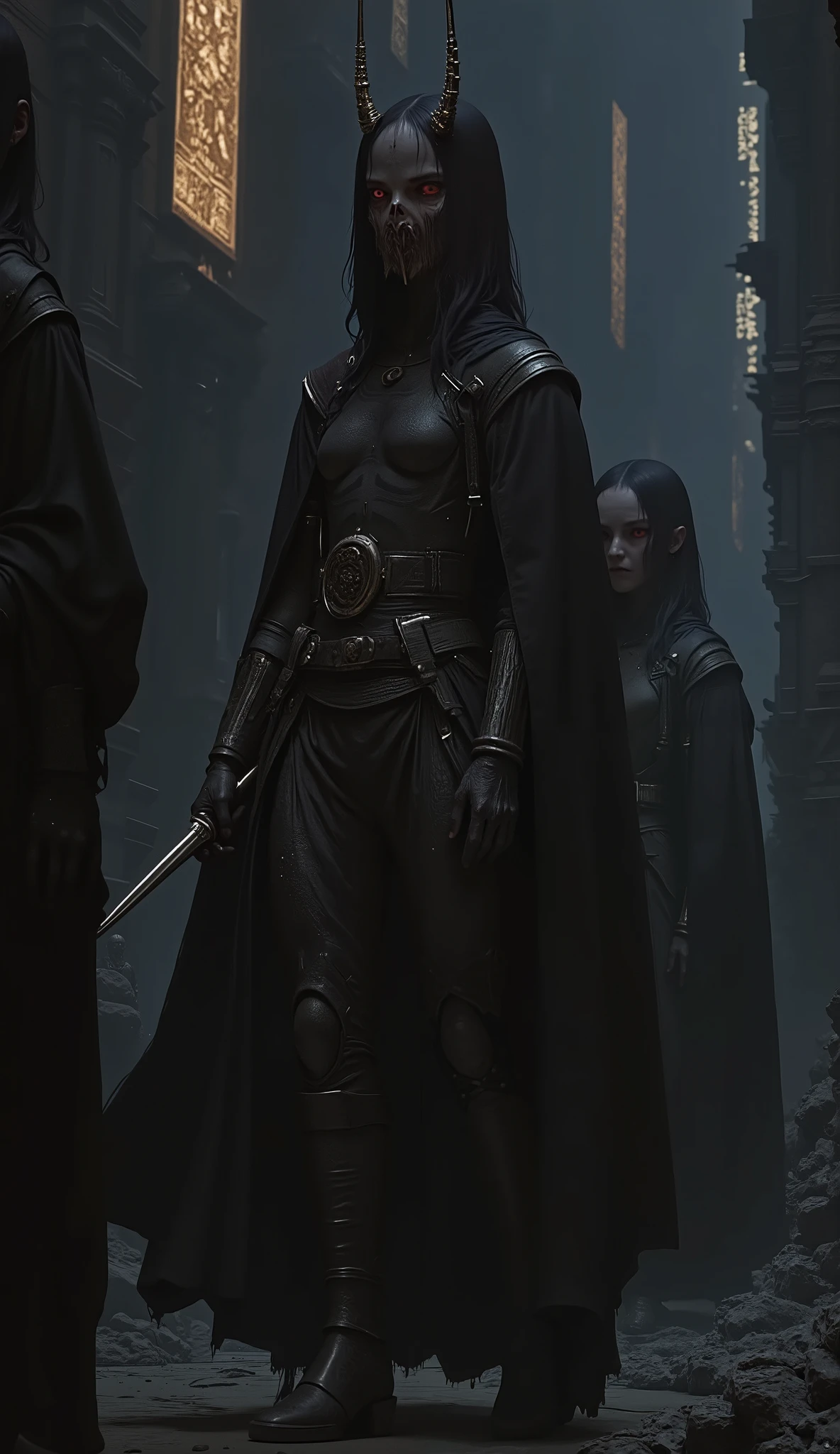 Underworld Realm  , Chiaroscuro,  cinematic lighting  , dithering, projected shadow, bloom, light reflection, motion blur, U high definition, Retina,  masterpiece,  Precise,  Anatomically Correct ,  Textured leather,  tall details ,  high quality, awarded ,  the best quality,  highres, 1080P,  high definition, 16K
