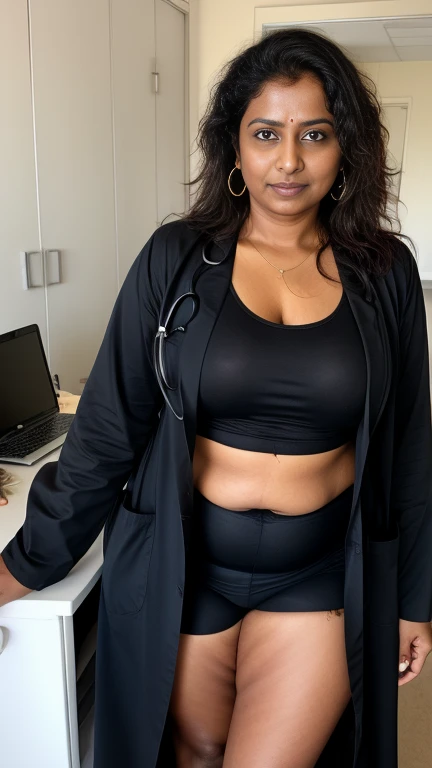 Women Big body healthy over 60 plus American stylish modern Attitude wearing bikini and a sleek, monochromatic white outfit with clean lines and minimal embellishments. Think structured blazers and tailored pants.
Lipstick long earings she looks so hot in bikini