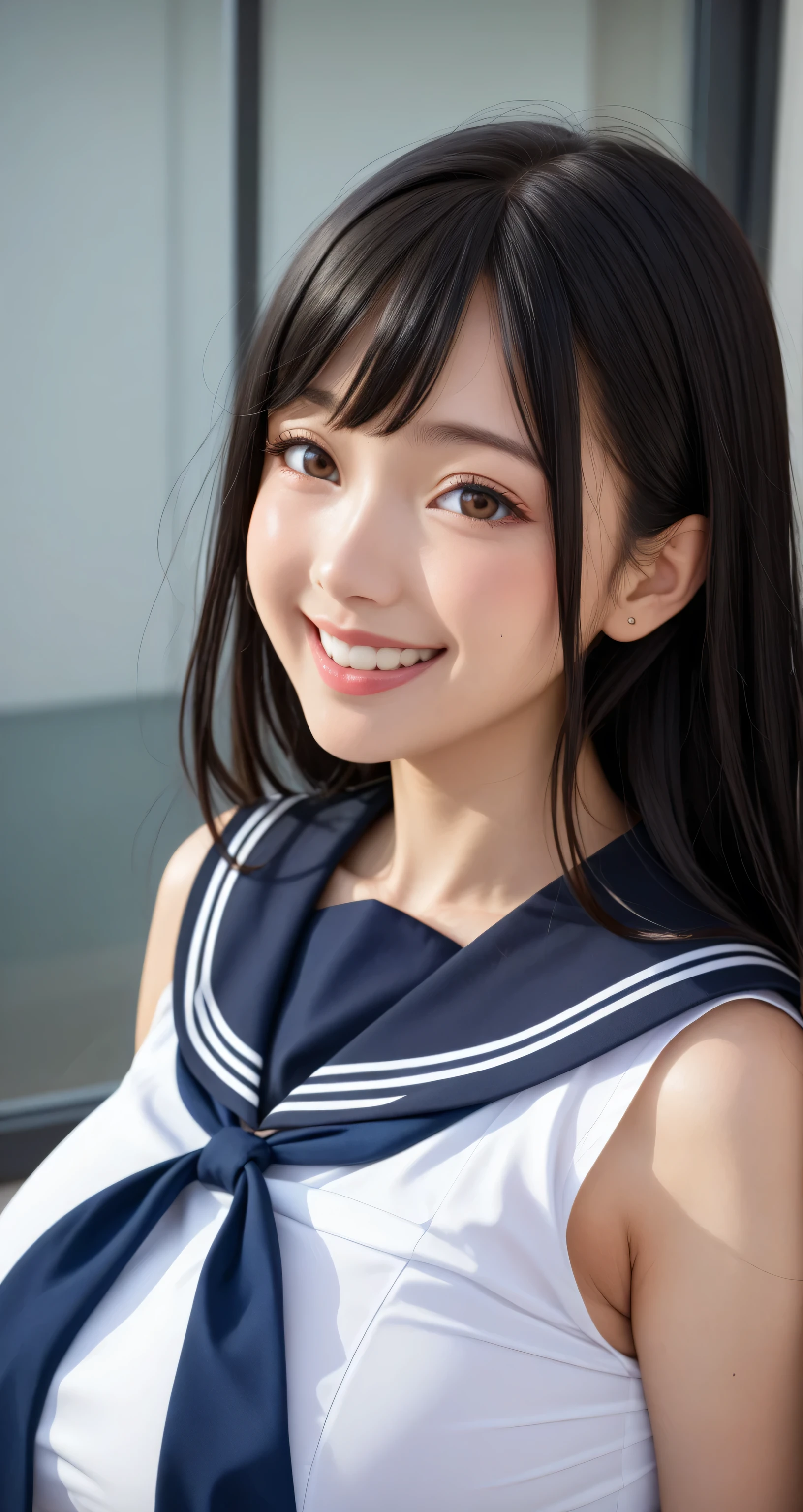 (beautiful),(19 years old:1.3),(embarrassing:1.5),(In 8K),(buckshot),Cute girls in the Japan,born,Portrait,Photoreal,超A high resolution,highest quality,Natural light,(ray tracing:1.2),
The break is
(big breasts:1.3), Big breasts, flowing sweat, narrow shoulders,(Escalators in subway stations), See through, (plump body:1.4),(shortcut:lower the bangs:floating hair:brown hair), embarrassing from,, high school, sailor suit, loafers, white short socks, from below, high school, Panty Shot Skirt, sealing, throw,
break
(natural skin texture,fine skin, hyper realism,Super sharpness),intricate details,Depth of the bounds written,smile,(blush), break,(Angle from above:1.5)、terrified, despairing, ((pant heavily:1.2))、Ecstatic face、Climax expression、Look up、Looking to sky、endure hard:1.5)), Clenching teeth、The whole body is shown,