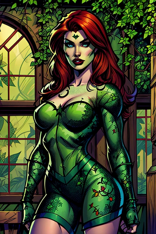 Dc’s Poison ivy sexy pose