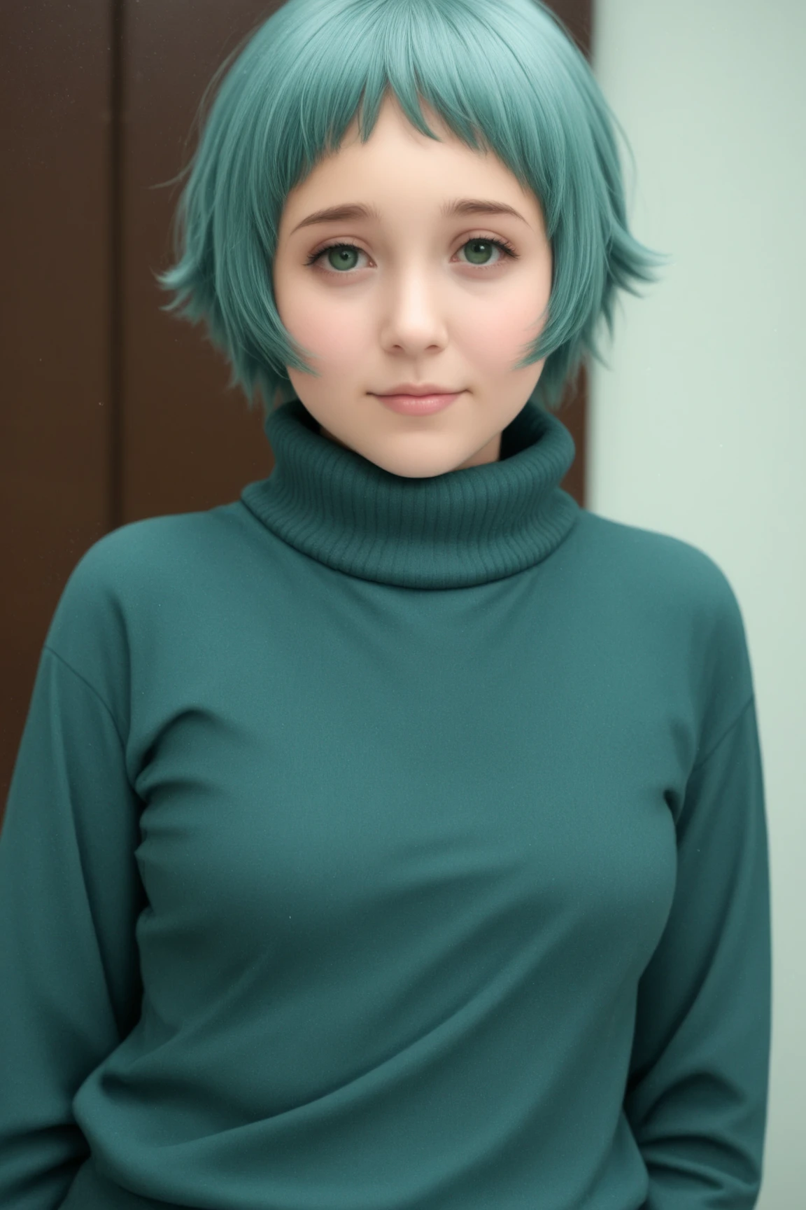 (best quality), (masterpiece), LoFi Aesthetic, closeup, highly detailed, 1boy, male focus, leather jacket, black shirt, denim pants,   red hair, short hair, red eyes, cat ears, hair ornament